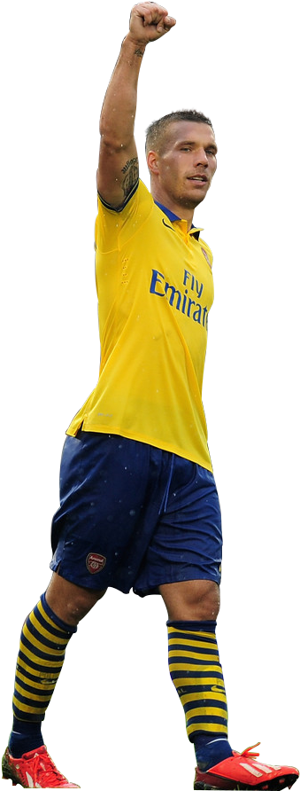 Lukas Podolski (358x913), Png Download