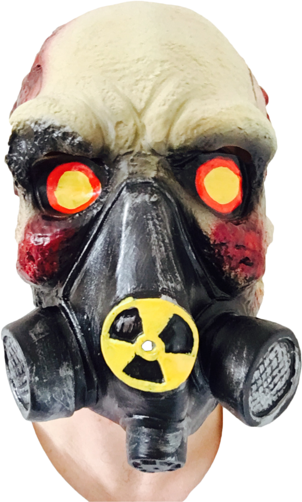 Toxic Gas Mask Latex - Transparent Gas Mask Toxic (817x1024), Png Download