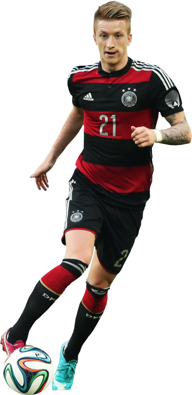 Marco Reus - Alemania - Augusto Bazán - - Player (1024x1536), Png Download