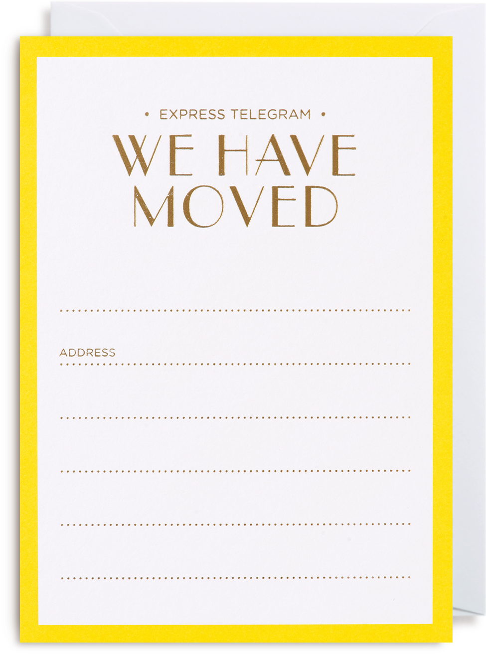 New Home Announcement Notecard - Paper (1400x1500), Png Download