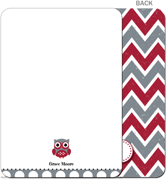 Who Dat Chevron Flat Notecard - Illustration (800x800), Png Download