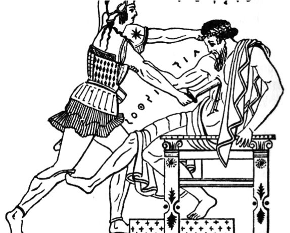 Nestor Explains That Agamemnon Returned From Troy To - Gif (859x462), Png Download