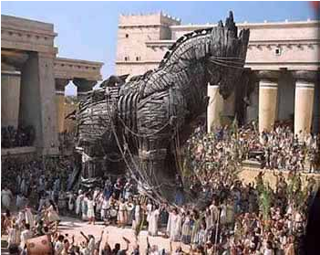 Begins 10 Year Other The Trojan Wars - Ancient Greece Trojan War (984x708), Png Download
