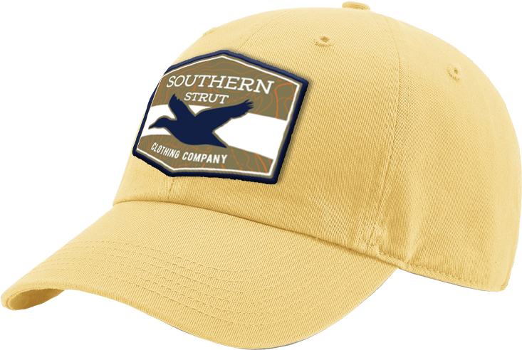 Vegas Gold Ducks Flying Woven Patch Dad Hat - Hat (800x676), Png Download