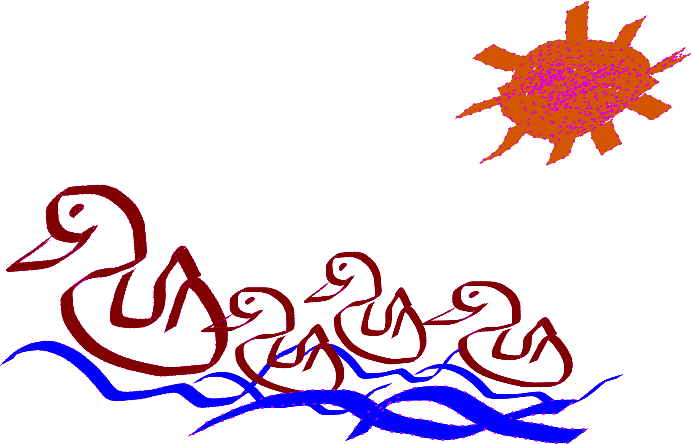 Ducks Png (2400x1540), Png Download