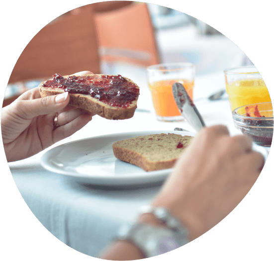 Colazione-hotel Sul Mare A Bellaria - Hotel (910x625), Png Download