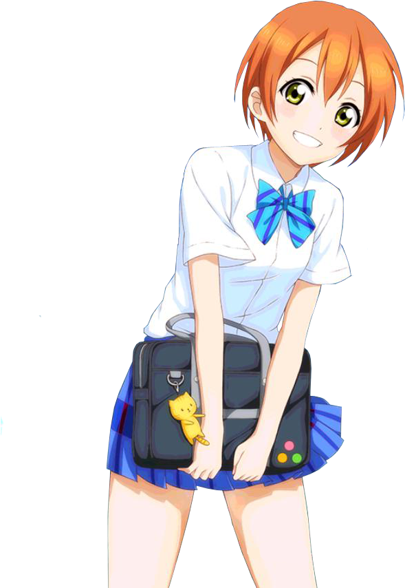 Render 2 Hoshizora Rin Sr 125 By Aiminoma-d88uqgg (640x900), Png Download
