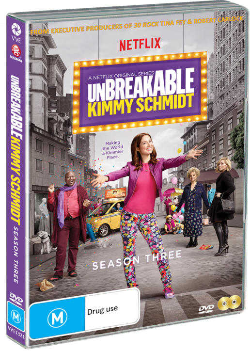 The Unbreakable Kimmy Schmidt Season Three - Unbreakable Kimmy Schmidt Season 2 - Dvd (516x724), Png Download