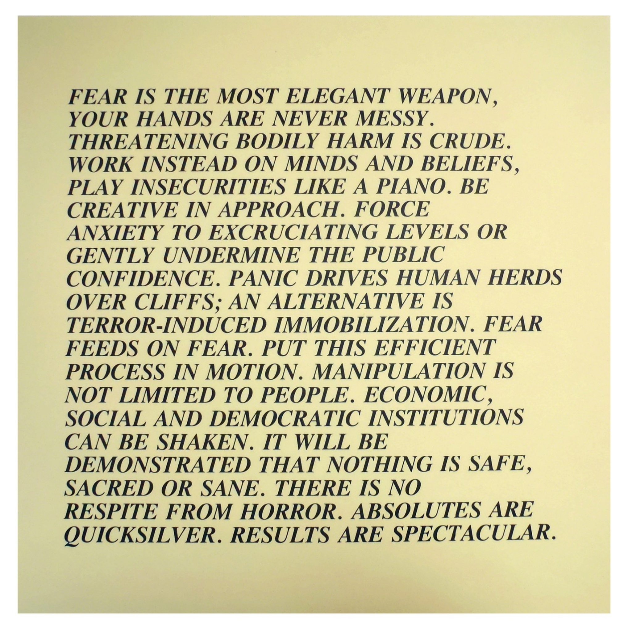 Jenny Holzer Best Quotes (3132x2032), Png Download