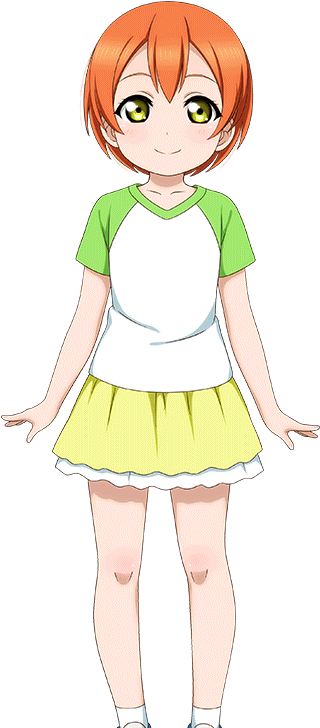 Original) Loading Hoshizora Rin - Cartoon (1024x1024), Png Download