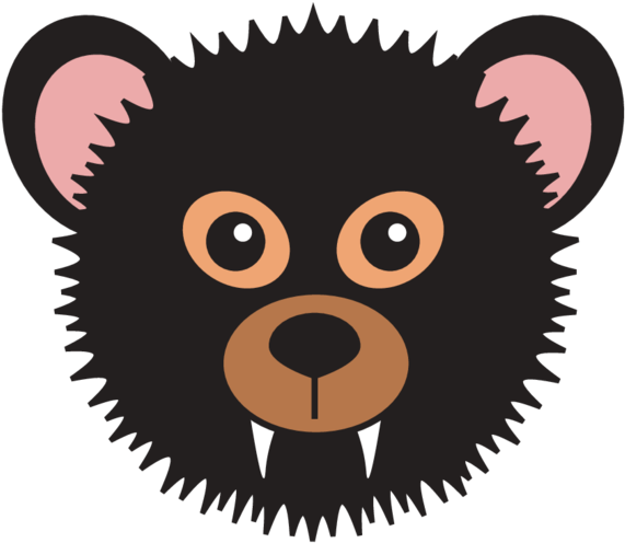 Animaru Tasmanian Devil - Hedgehog Logo Black And White (800x800), Png Download