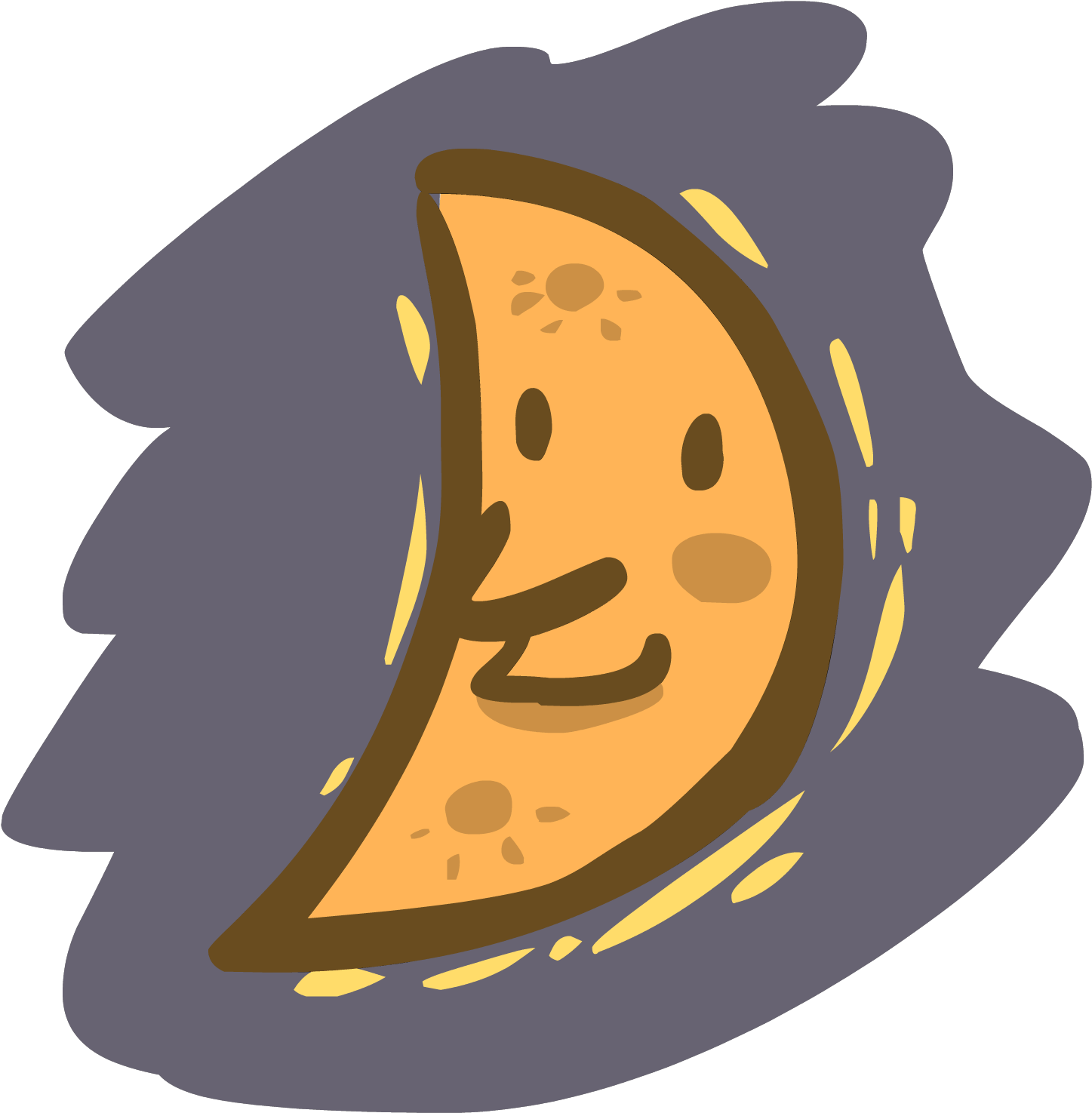 Learning Japanese Kanji With Pictures Moon (2100x1527), Png Download