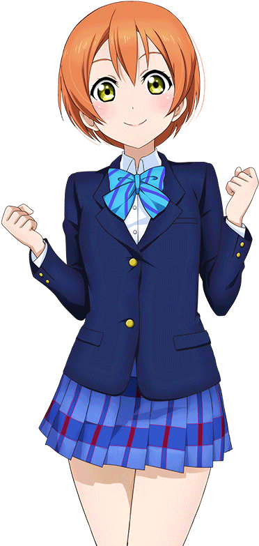 Rin Hoshizora - Love Live Story Sprites (1024x1024), Png Download