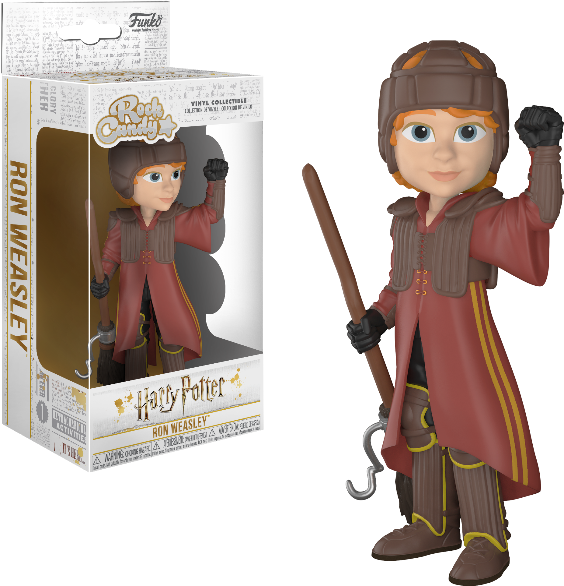 Rock Candy Figure Harry Potter Ron Weasley Quidditch - Rock Candy Harry Potter Ron Weasley (1911x1975), Png Download