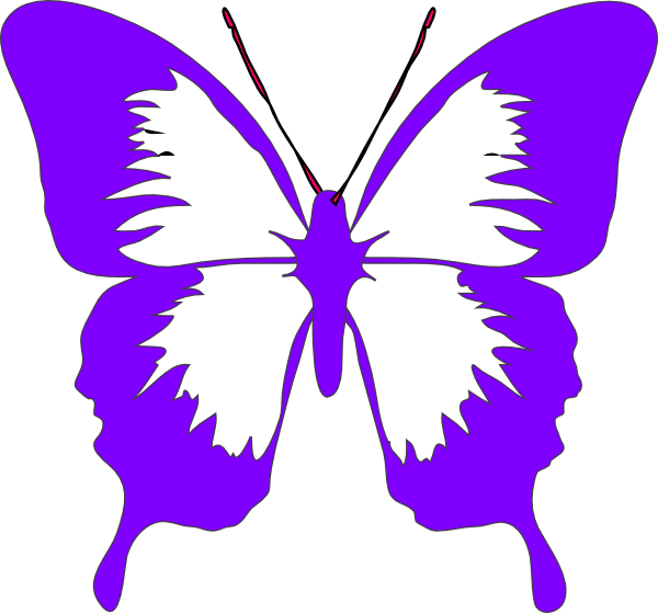 Butterfly Clip Art (600x559), Png Download