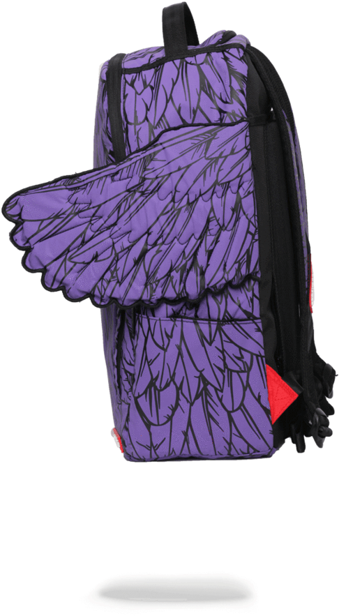 Sprayground- 3m Purple Wings Backpack Backpack - Wings Backpack (802x1023), Png Download