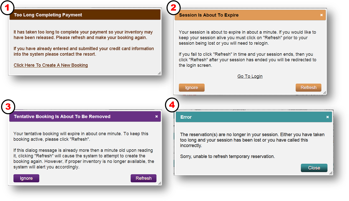 1 Online Booking Session Dialog This Dialog Box Will - End Of Session Message (1339x778), Png Download