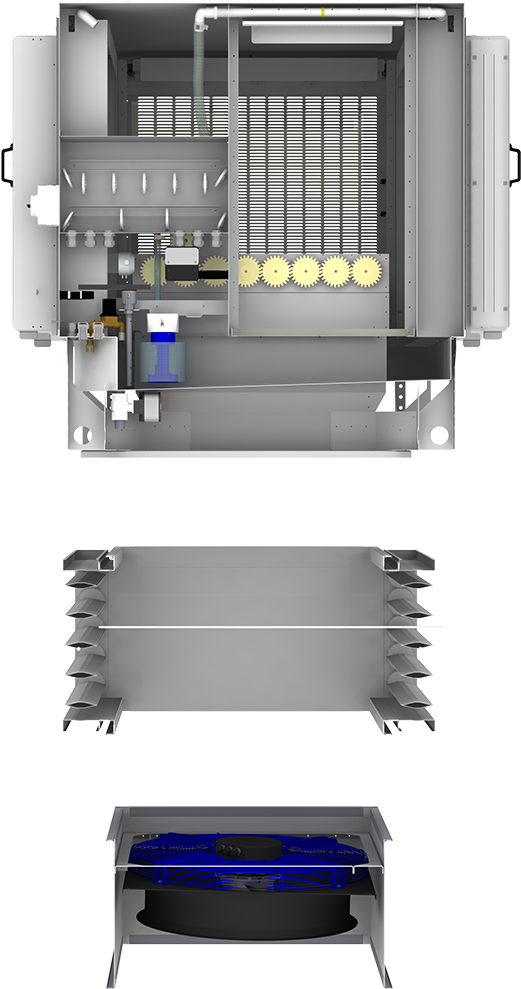 Coolstream A Inside - Electric Fan (1500x1125), Png Download