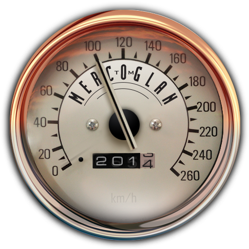 Speedometer (1200x533), Png Download