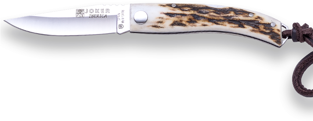 Lock Back Sporting Folding Knife Joker Ibérica, Stag (1024x768), Png Download