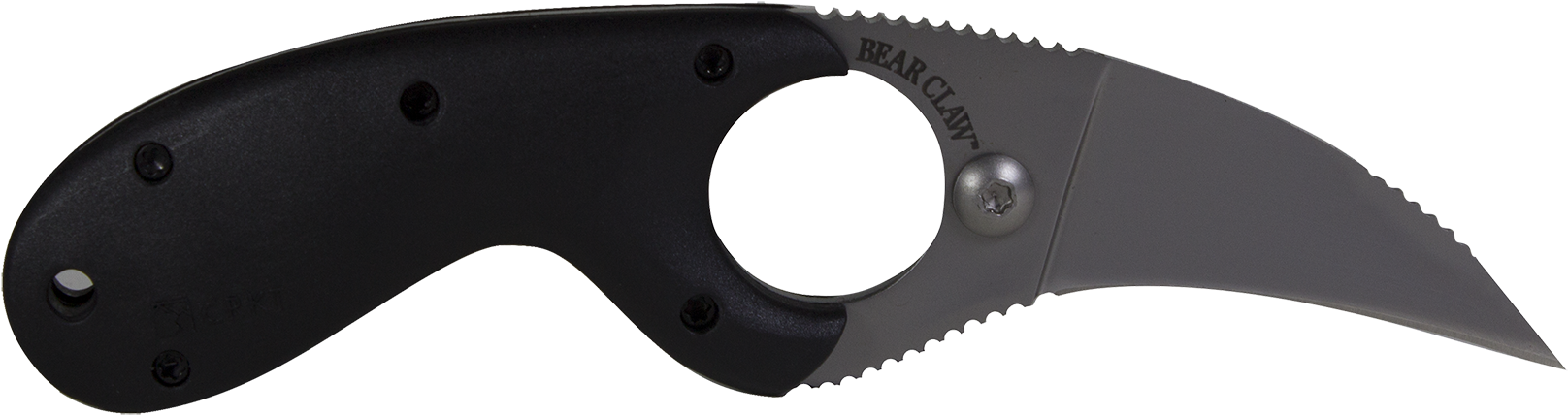 Columbia River 2500 Bear Claw Fixed Aus-4 Drop Point - Utility Knife (1800x704), Png Download