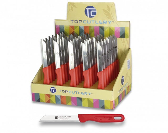 Expositor De 40 Piezas Top Cutlery, 8 Cuchillos Peladores (640x506), Png Download