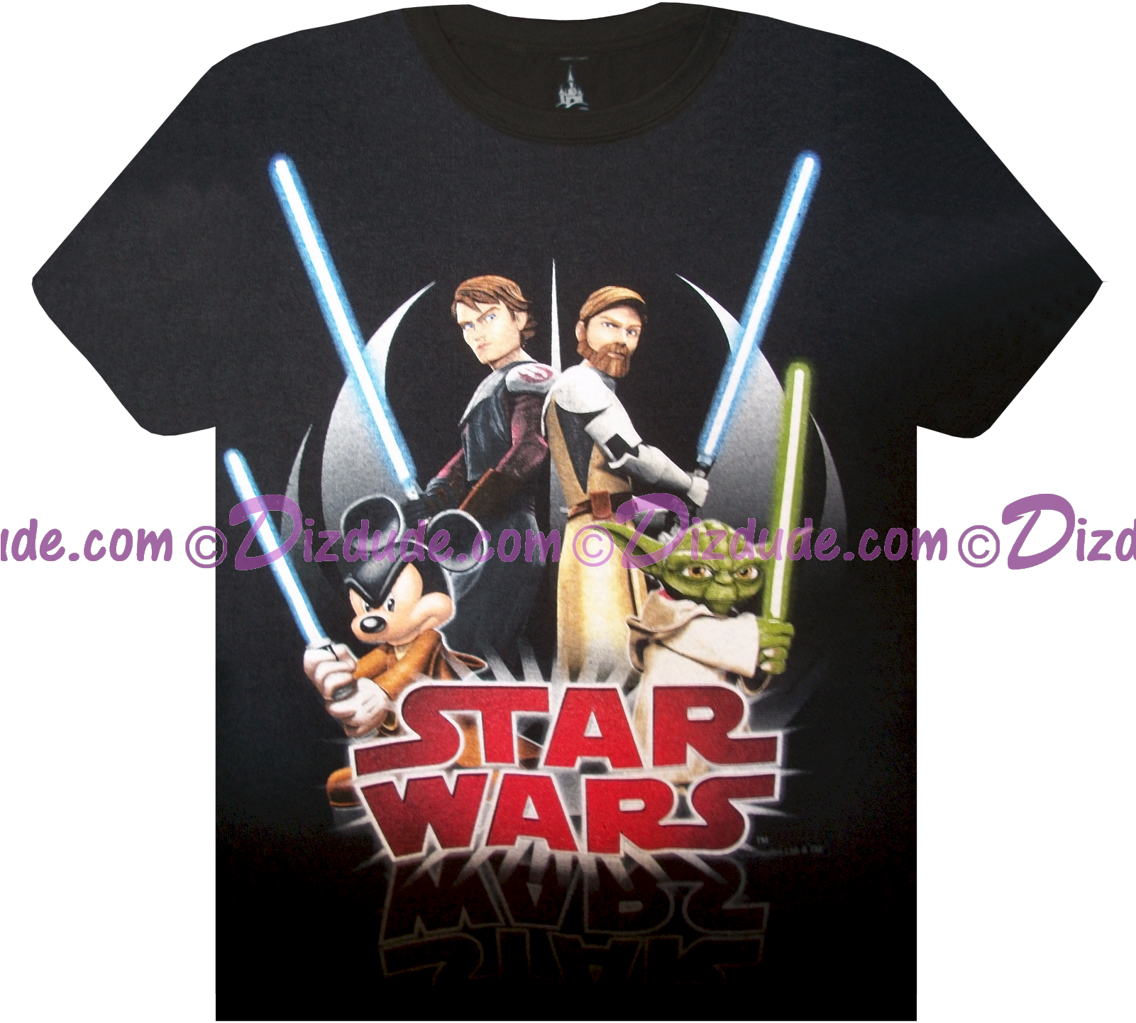 Star Wars / Clone Wars Youth T-shirt In Black With - Star Wars Clone Wars T Shirt (1600x1619), Png Download