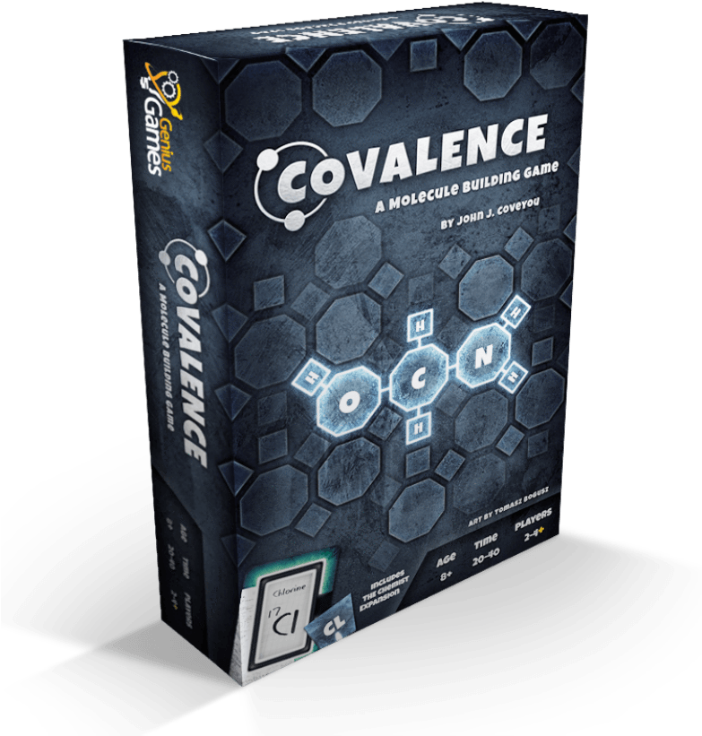 Next - Genius Games Covalence: A Molecule Building Game (800x900), Png Download