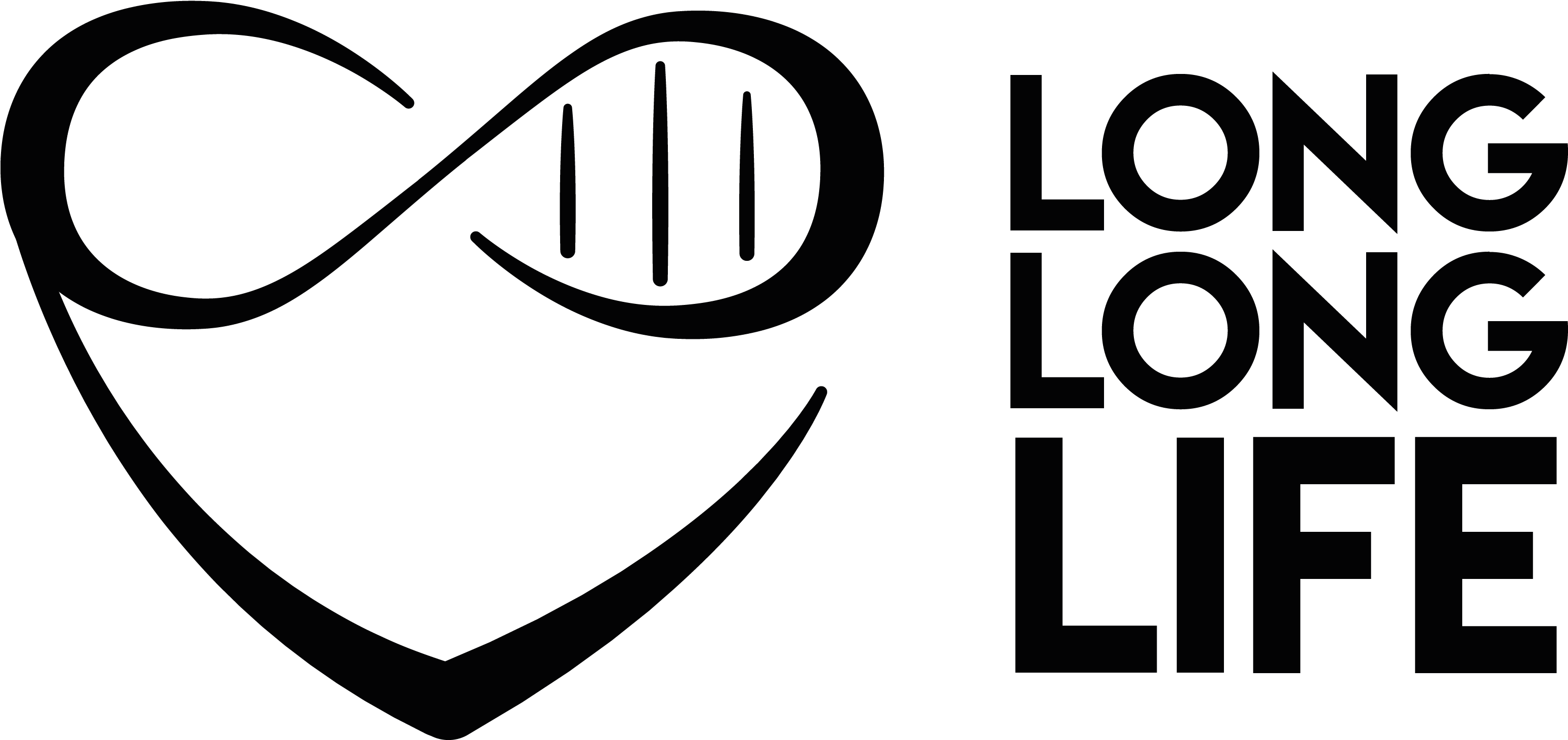 Logo Long Long Life Longevity Transhumanism Anti Aging - Symbol For Long Life (3106x1512), Png Download
