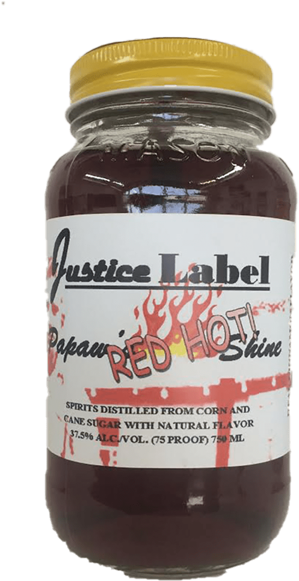 Papaw's Red Hot Shine (800x1200), Png Download