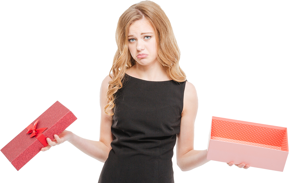 Contact Us - Girl (1267x759), Png Download