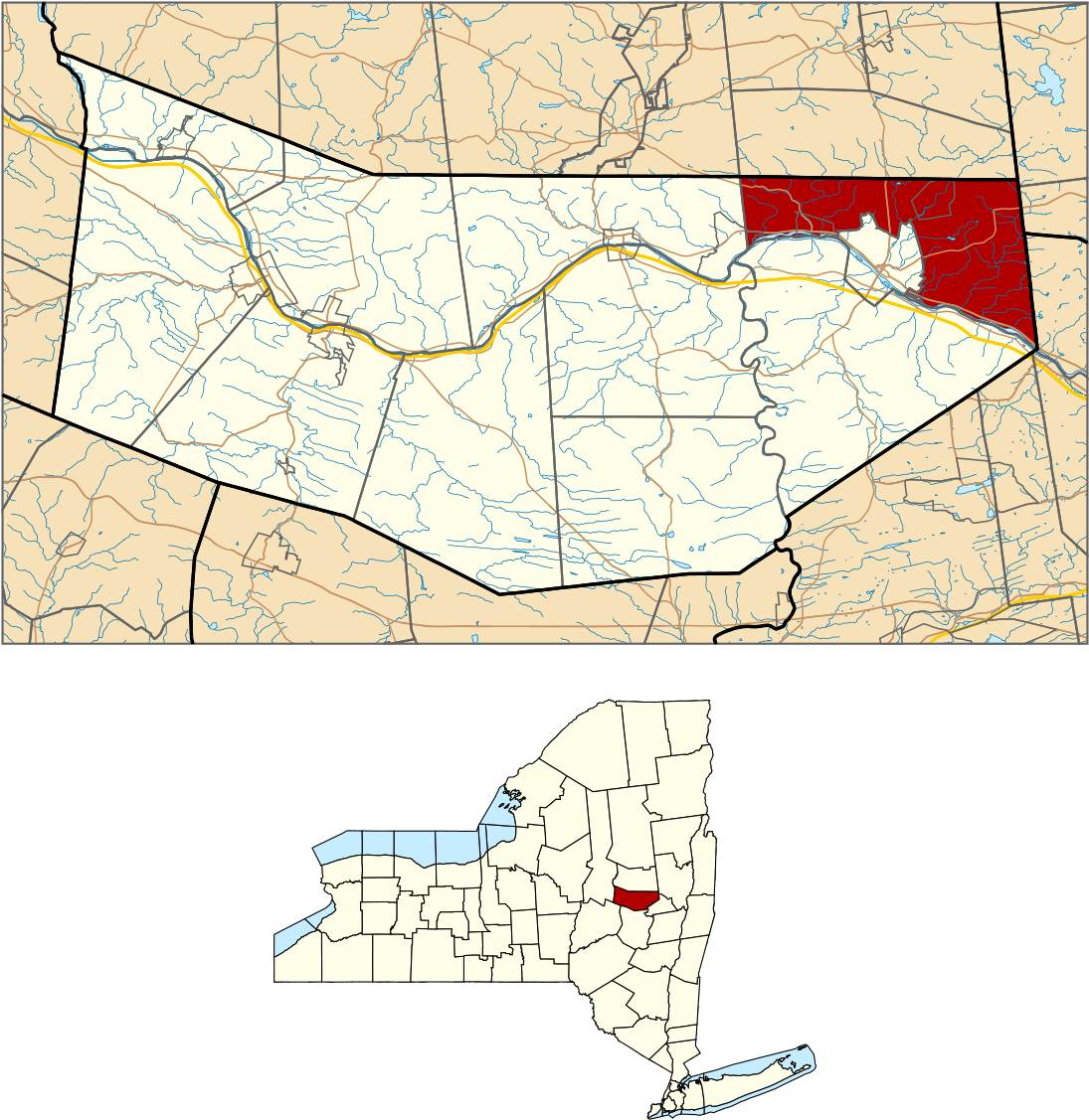 Hamlet Of Sprout Brook Topographic Map (1200x1233), Png Download