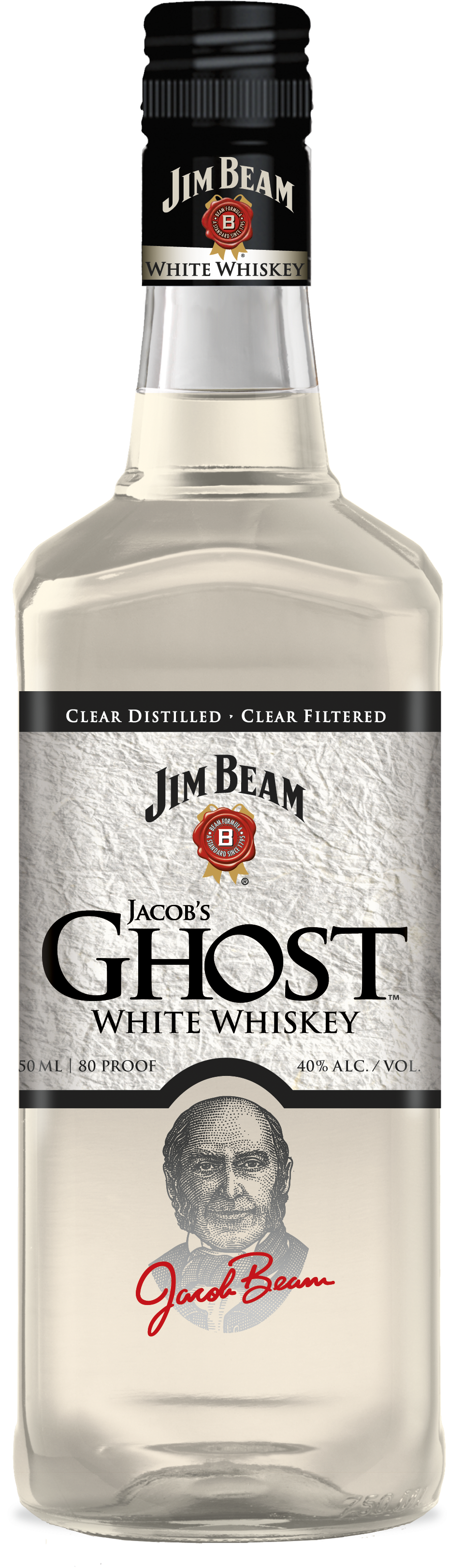 Jacob's Ghost - Jim Beam Jacob's Ghost (1021x3292), Png Download