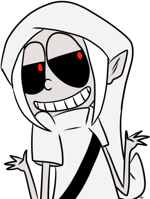 Ben Drowned Stimboard - Ben Drowned Black And White (500x657), Png Download