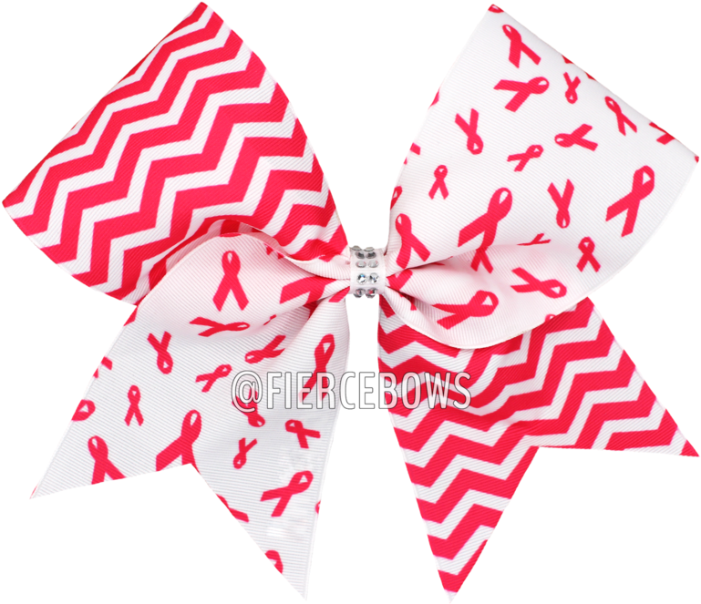 Breast Cancer Awareness Bow - Breast Cancer (800x800), Png Download