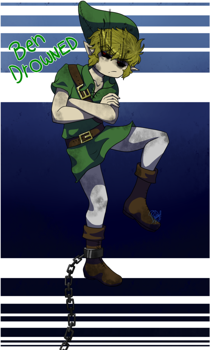 3 Ben Drowned, Creepypasta Slenderman, - Creepypasta (707x1131), Png Download