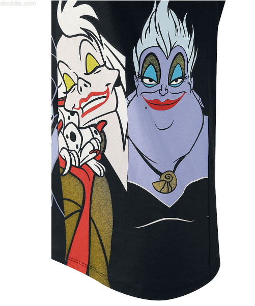 Bad Girls Disney Villains T Shirt Manches Courtes T - Cotton (600x600), Png Download