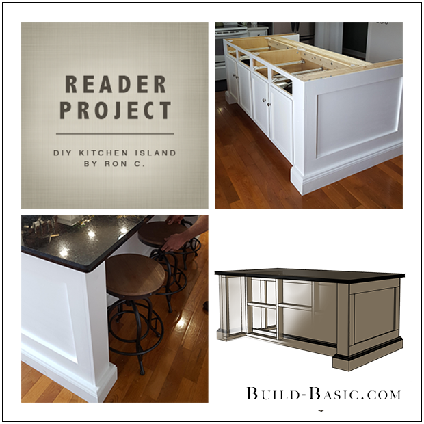 Build Basic Diy Kitchen Island, How To Build And Kitchen Island