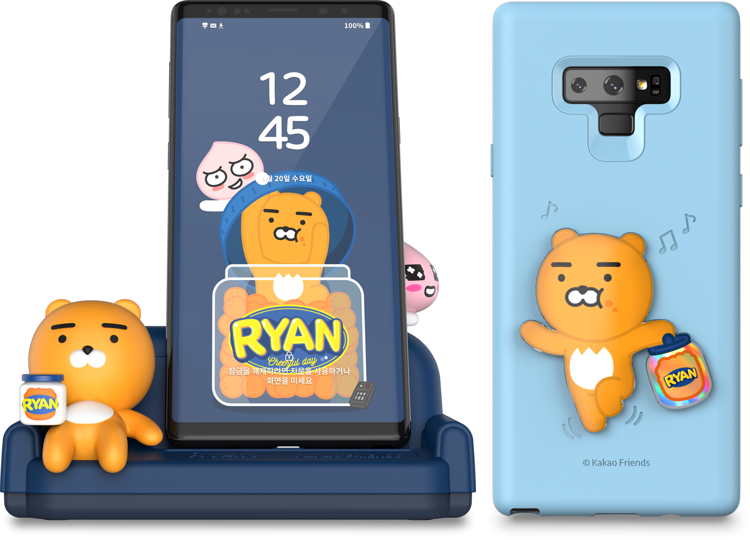 Image Is Not Available - Kakao Friends Samsung Note 9 Case (2533x1826), Png Download