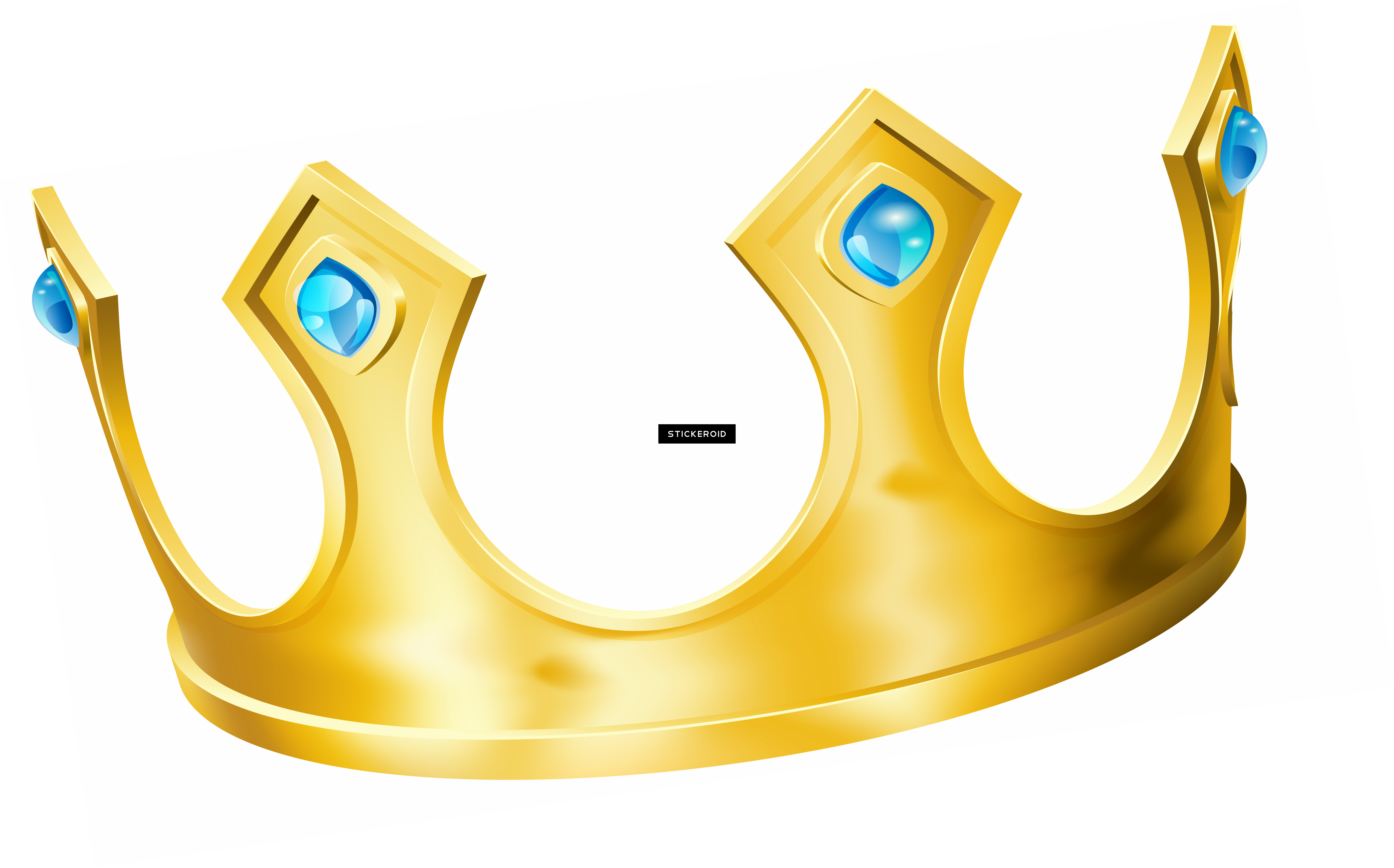 Crown Accessories - Clip Art (6494x4045), Png Download