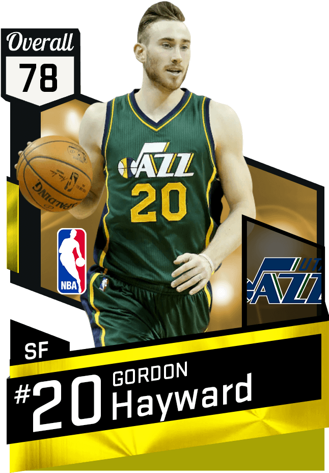 Gordon Hayward - Gordon Hayward Nba 2k17 (651x941), Png Download