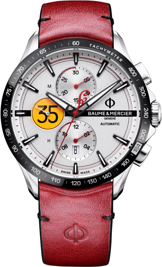 Baume & Mercier Clifton Club Burt Munro Tribute Limited - Baume Et Mercier Indian (720x1140), Png Download