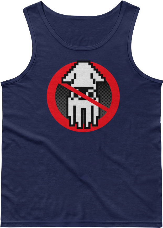8-bit Logo Lightweight Tank Top - Tank Roosevelt (1000x1000), Png Download