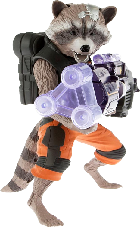 Guardians Of The Galaxy - Guardians Of The Galaxy Rocket Front (465x750), Png Download