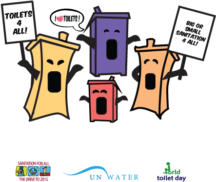 Download Without Text - World Toilet Day (576x792), Png Download