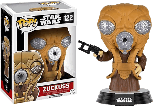 1 Of - Funko Toy Wars Exclusive Star Wars Zuckuss Pop! Vinyl (600x600), Png Download