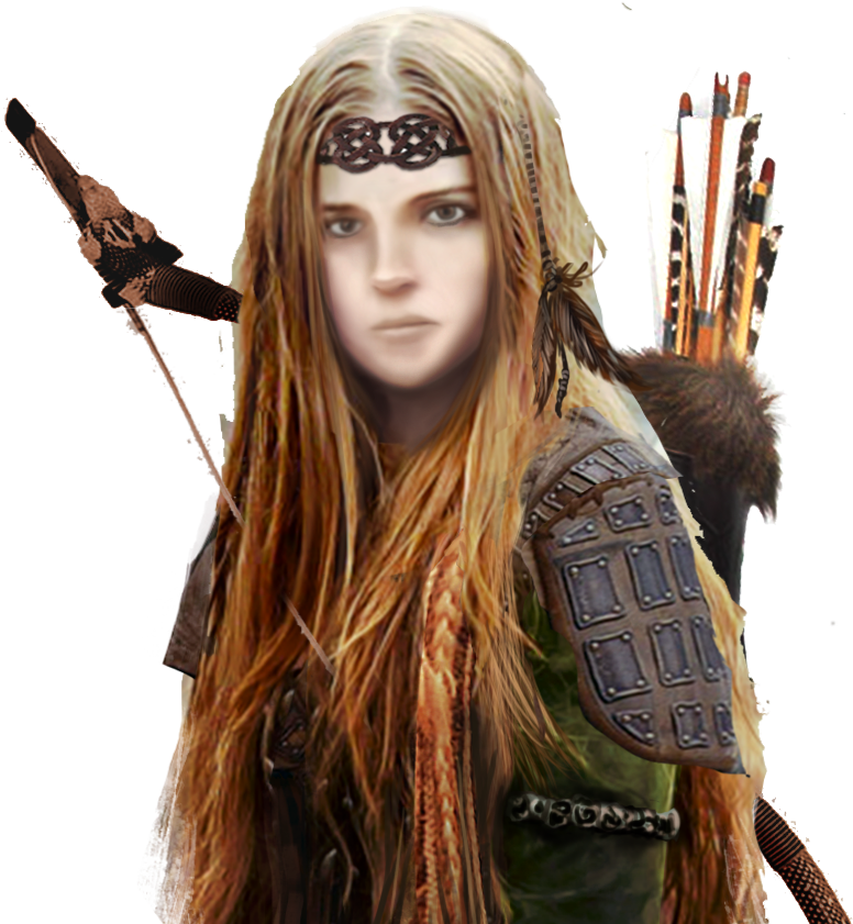 Eithne - Woman Warrior (840x840), Png Download
