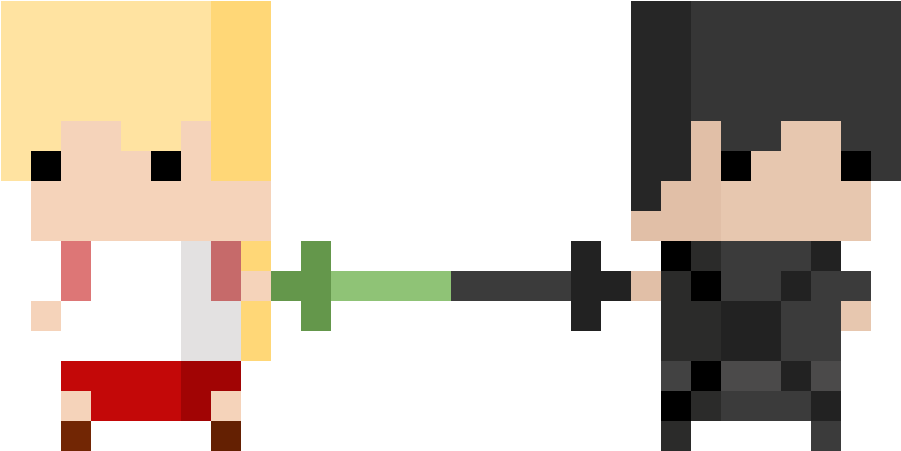 [oc][newbie][cc] Asuna And Kirito From Sao - Asuna (1200x600), Png Download