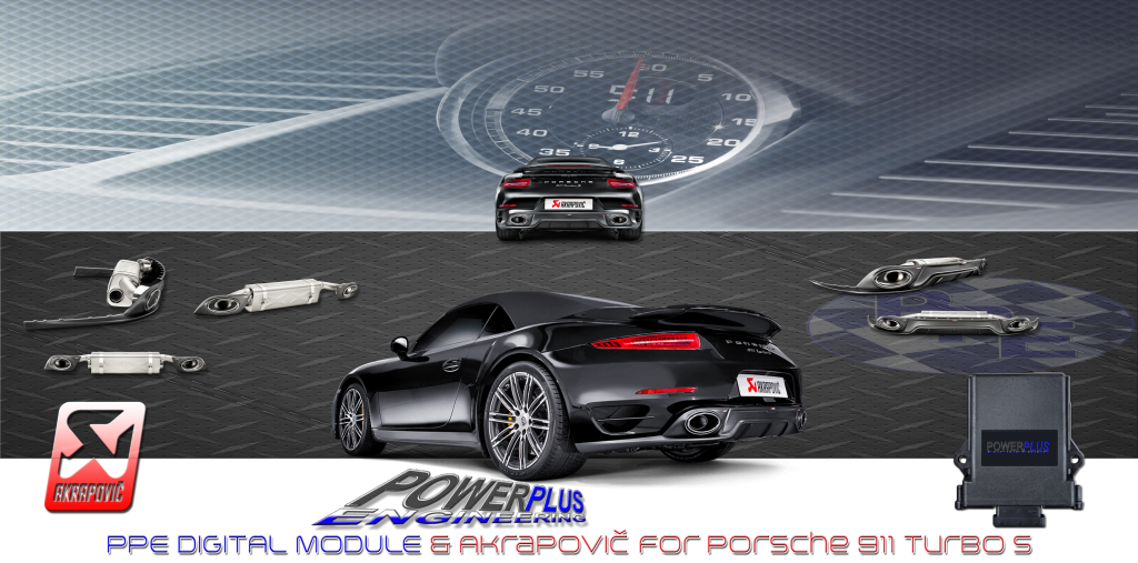Ppe Digital Module & Akrapovic Exhaust System For Porsche - Porsche 930 (1024x507), Png Download