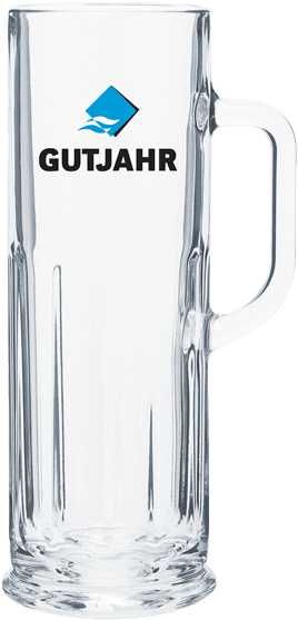 21 Oz Frankfurt Glass Mug,[wholesale],[simply Green - Printed 21 Oz. Frankfurt Mug (600x600), Png Download